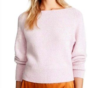 VINCE 100% Cashmere - Cropped Boatneck in Pink Champagne | Like New